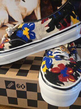 Vans Premium Authentic 44 Needlework Casual Lifestyle Shoes VN000Y0S448 Mens 12